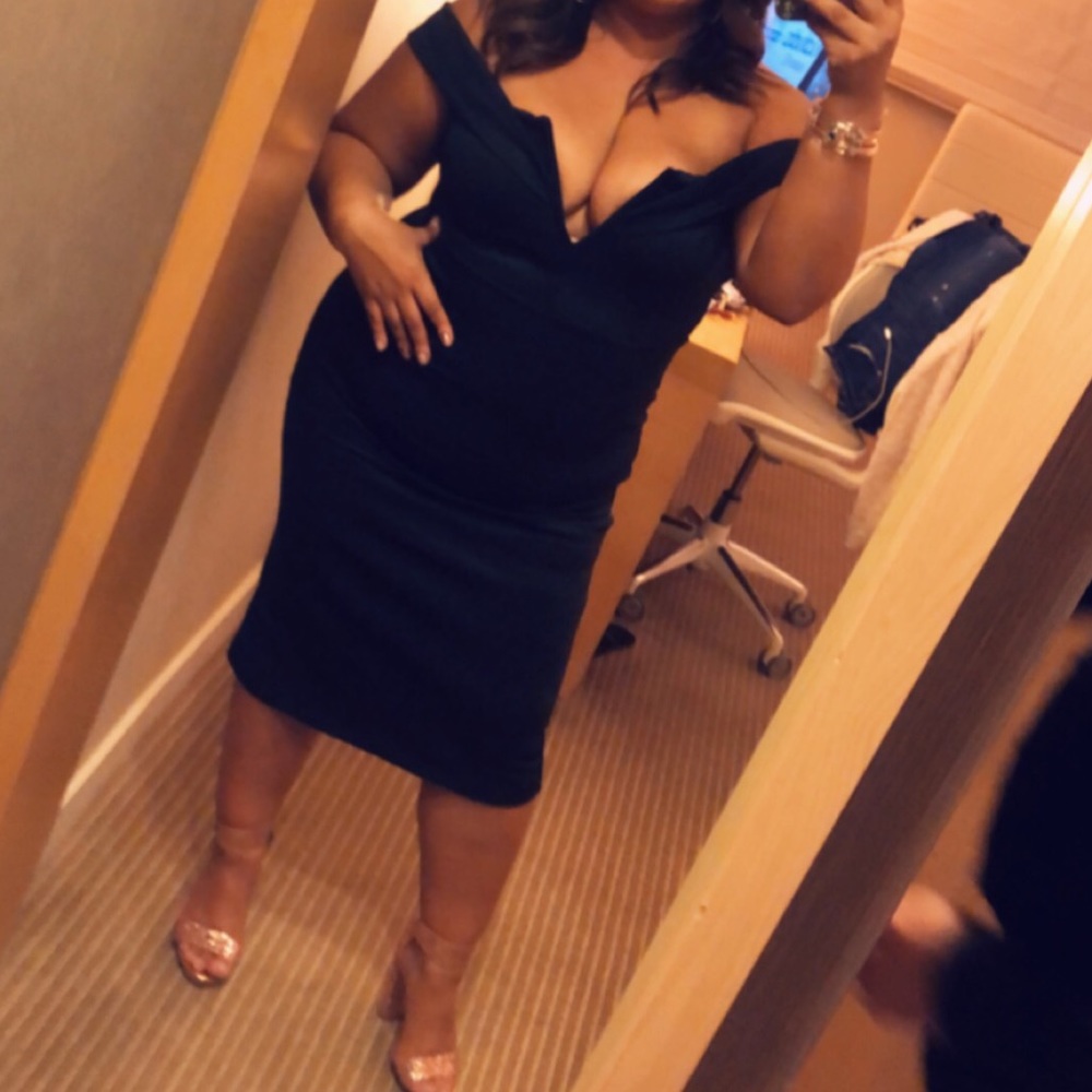Black Off Shoulder Dress